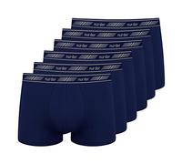 Nur Der Boxer 6er Pack Cotton 3D-Flex, Caleçon Boxeur Homme, Marine,