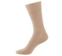 Nur Der Chaussettes de Confort en Coton pour Homme, Lin, 43-46