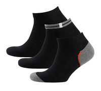 Nur Der Chaussettes de Sport pour Homme Baskets, Noir, 43-46 (Lot de 3)