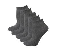 Nur Der Herren Sneaker Classic 5er Chaussettes, Beige (Mittelgraumel. 346), 39/42 (Taille Fabricant: 39-42) (Lot de 5) Homme