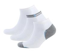 Nur Der Herren Sneaker Socken Sport 3er, 485531 Socquettes, Blanc, 43-46 (Lot de 3) Homme