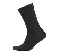 Nur Der Lot de 3 paires de chaussettes sans caoutchouc avec bord confortable sans coupure en coton doux pour homme, Noir, 39-42