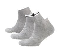 Nur Der Herren Sneaker Socken Sport 3er, 485531 Socquettes, Gris (Graumelange), FR : 39-42 (Taille Fabricant : 39/42) (Lot de 3) Homme
