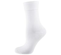 Nur Die 98% Baumwolle Hohe Socke mit Komfortbund Atmungsaktiv & Bequem Chaussettes, Blanc (920), 39-42 Femme