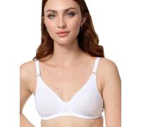 Nur Die Baumwoll BH Soutien-Gorge Femme,Blanc (Blanc 030) , 90B