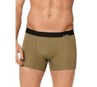 Nur Die Boxer Bambus Herren Boxershorts Bamboo Weich Atmungsaktiv Flexibel Unterhosen Ohne Einschneidener Elastischer Gummibund Caleçon Boxeur, Vert, XL Hommes