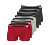 Nur Die Boxer pour Homme, Noir/Gris/Rouge, XXL