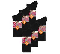 Nur Die Chaussettes ' 18er-Pack Ohne Gummi ' noir, Taille 43-46