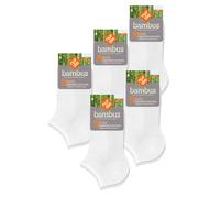 Nur Die Chaussettes ' Bambus Sneaker ' blanc, Taille 43-46