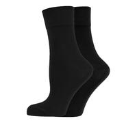 Nur Die Chaussettes ' Bio Komfort 2er-Pack ' noir, Taille 35-38