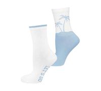 Nur Die Chaussettes ' Good Vibes ' bleu clair / blanc, Taille 35-38