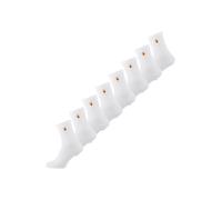 Nur Die Chaussettes ' Good Vibes Motiv Statement Socken Tennissocken ' blanc, Taille 43-46