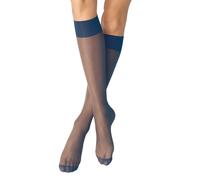 Nur Die Chaussettes montantes ' 2er-Pack 20 DEN ' marine, Taille 36-41