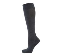 Nur Die Chaussettes montantes ' Bambus ' anthracite, Taille 39-42
