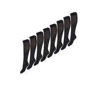 Nur Die Chaussettes montantes ' Bambus ' marine, Taille 35-38
