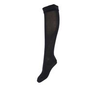Nur Die Chaussettes montantes ' Bambus ' marine, Taille 35-38