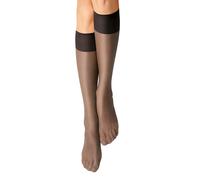 Nur Die Chaussettes montantes ' Seidenfein 15 DEN ' noir, Taille 36-41