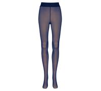 Nur Die Collants ' Warm & Transparent ' bleu foncé, Taille L-XXL
