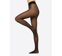 Nur Die Collants ' Warm & Transparent Print ' noir, Taille XXL-XXXL
