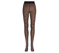 Nur Die Collants ' Warm & Transparent Print ' noir, Taille XXL-XXXL