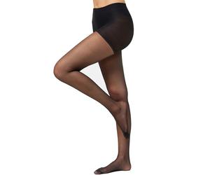 Nur Die Comme une seconde peau - Collants sans taille 20 deniers - Collants fins transparents sans taille - Aspect mat soyeux - Pour femme, Noir, 70