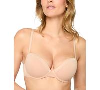 Nur Die Daily Micro BH Push-up mit Bügel Leichte Polsterung, Spitze & Verstellbaren Trägern Microfaser Schönes Dekolleté Soutien-Gorge, Chair, 80C Femmes