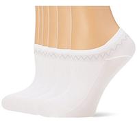 Nur Die Femme 6er Feines Schuhsöckchen Protège-Bas & Socquettes Not Applicable, Blanc (Weiss 30), 39/42 (Taille fabricant: 39-42)