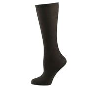 Nur Die Genoux Cotton Sensation Chaussettes, 60 DEN, Noir, Einheitsgröße Große Größen Femme
