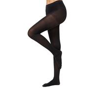 Nur Die Goodbye Collants de course 60 deniers pour éviter les mailles, collants fins transparents, aspect mat, pour femme, Noir, M