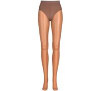 Nur Die Hello Sunshine Shape Collants gainants transparents 12 deniers pour chaussures ouvertes, aspect mat, effet bronzant, en nylon, taille confortable, gousset en coton, pour femme