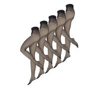 NUR DIE Lot de 5 collants Goodbye Energy 20 deniers pour femme - Collants fins avec compression légère, protection de la maille et effet énergétique pour les longues journées, Goodbye Energy Lot de 5