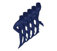 NUR DIE Lot de 5 collants thermiques opaques pour femme - 80 deniers - Doux et élastiques - Chaud et robuste - Idéal pour le quotidien et le bureau, 5 x ultra opaques 80 deniers bleus, 40-42