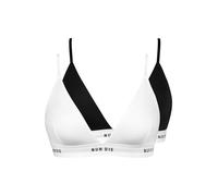 Nur Die Soutien-gorge 'Sportiv' noir / blanc, Taille 100
