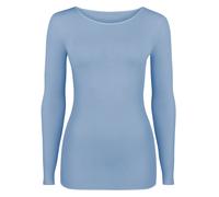 Nur Die T-shirt ' NUR DIE X KILIAN KERNER mit Kaschmir ' bleu clair, Taille XS-S