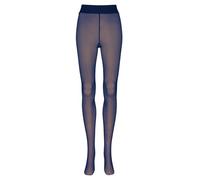 Nur Die Warm & Transparent 50 Den Gefütterte Fein-strumpfhose Beige Durchscheinend Komfortbund Blickdicht Collants, Bleu foncé, M Femmes