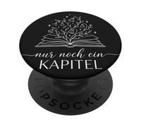 Nur Noch EIN Kapitel Rat de bibliothèque esthétique Floral PopSockets PopGrip Adhésif