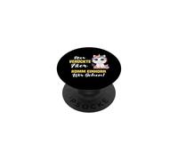 Nur verrückte Hier komm Einhorn wir gehen. PopSockets PopGrip Adhésif
