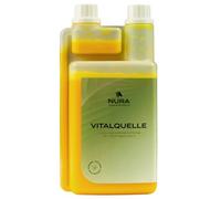NURA HORSE SUPPLEMENTS Vitalquelle - Liquide métabolique liquide pour chevaux - Complément alimentaire pour soutenir le foie, les reins et la désintoxication - Avec chardon-Marie et artichaut - 1 l