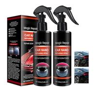 Nurafix Auto Spray Kratzer Entfernen, 2 Stück Kratzer Entferner Auto, Scratch Remover Au-to, Quick Effect Coating Agent, Au-to-Beschichtungs- Sprays für Glanz und Schutz, Universal für Au-to, 100ml
