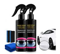 Nurafix Auto Spray Kratzer Entfernen, Hochwirksamer Kratzer Entferner Auto für Lackpflege, Nano Spray for Cars zur sanften Kratzerentfernung, Nura Fix Kratzerentferner jetzt (2 * 120ml)