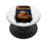 Nuraghe - Sardaigne Italie Ruines Anciennes Design PopSockets PopGrip Adhésif