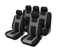 NURCIX 9Pcs 5-Places Voiture Polyester Ensembles Housses siège, pour Peugeot 3008 4007 4008 5008 407 SW 408 508 SW RCZ 607 Car Confortable Respirant Nonslip Protection Interieu Accessoire