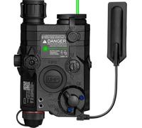 NURCIX PEQ-15 Pro Laser Visible Green + Blanc LED Flashlight (Tan) Noir