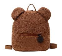NURCIX Sac À Dos En Peluche Pour Femme Lovely Furry Bookbag Fleece Sherpa Bag Sac À Dos De Avec Sangle Réglable Pour L'hiver