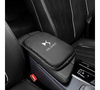 NURCIX Tapis Accoudoir Voiture Cuir rehausser Coussin Protection accoudoir Tapis pour DS Spirit DS3 DS4S DS5 5LS DS6 DS7 DS9 Wild Rubis E Tense,Black Style