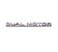 NURCIX Voiture 3D Métal Emblème carrosserie, pour Tesla Model 3/Y/S/X Dual Motor Tronc Lettres Autocollant Logo Sticker Signe Accessoires de décoration,C
