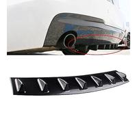 NURCIX Voiture ABS Pare-Chocs arrière Diffuseur, pour Tesla Model 3 2017-2023 Châssis Universel Becquets arrièreaileron Requin diffuseur de lèvre d'aile,A-Black-L