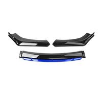 NURCIX Voiture ABS Pare Chocs Avant Becquet, pour Peugeot 307 Lèvre Pare-Chocs Avant Séparateur Voiture Spoiler Avant Kit,D