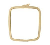 Nurge Broderie point de croix carré rectangulaire cadre plastique caramel 250 mm x 280 mm #4