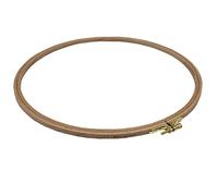 Nurge Cercle à broder en bois pour point de croix 310 mm x 8 mm # 8